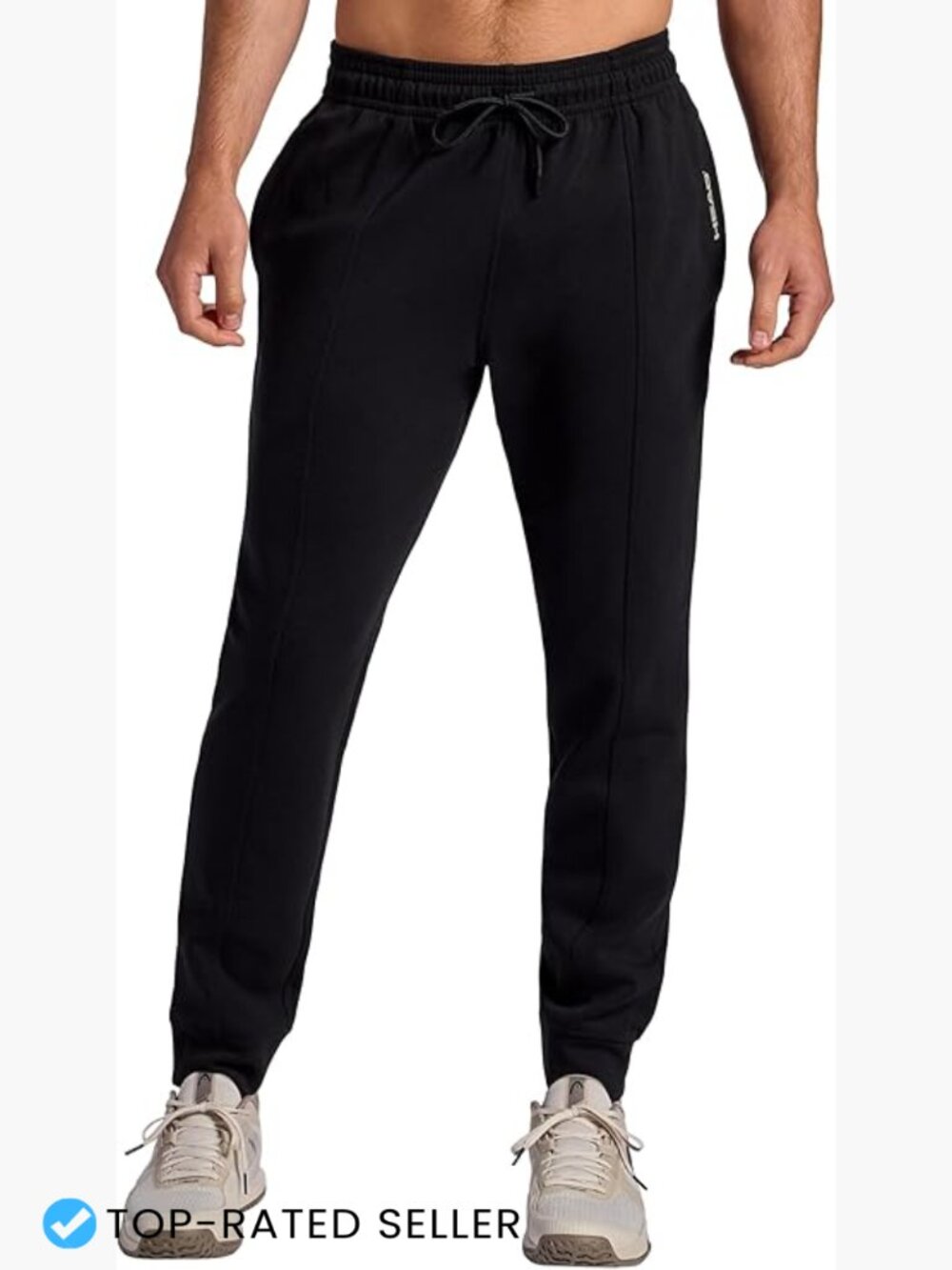 Standard Fit Midweight Jogger with Side Pockets and Drawstring Waist